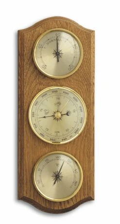 TFA Dostmann TFA 20.1000 Analoge Wetterstation Aus Massivholz