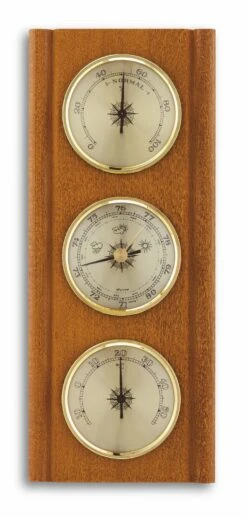 TFA Dostmann TFA 20.1002 Analoge Wetterstation Aus Massivholz