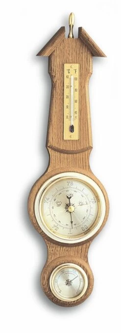 TFA Dostmann TFA 20.1040 Analoge Wetterstation Aus Massivholz