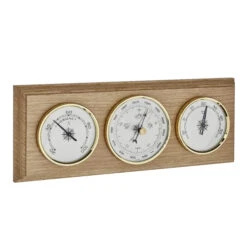 TFA Dostmann TFA 20.1001 Analoge Wetterstation Aus Eiche