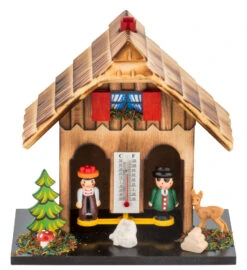 TFA Dostmann Schwarzwaldhaus TFA 48.1503 Wetterhaus Klassiker Made In Germany | Natur 48.1503.09 | V-TFA-48.1503.09